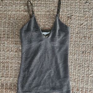 Express Shimmering Black Camisole